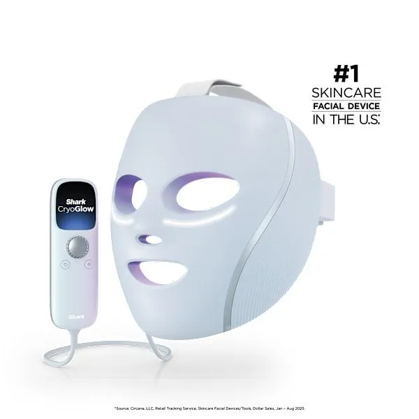 CryoGlow™ Red Blue & Infrared iQLED Face Mask
