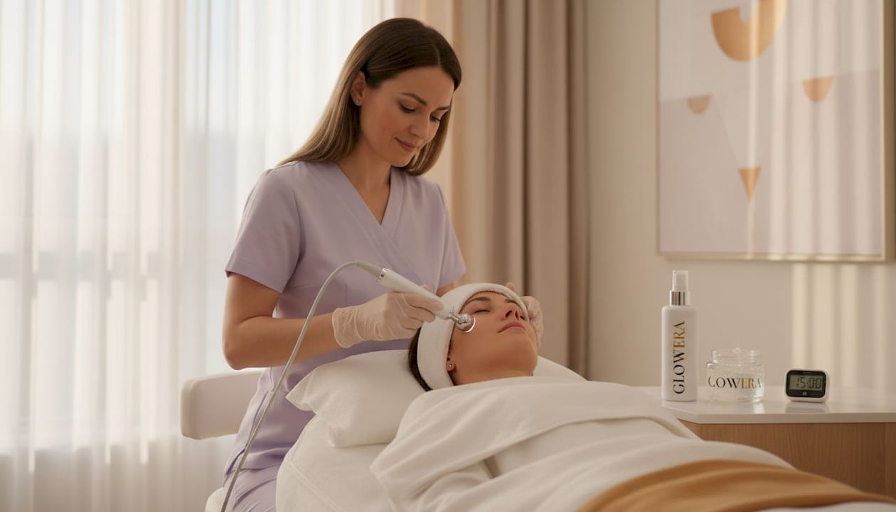 How microcurrent intensity levels differ in professional skincare