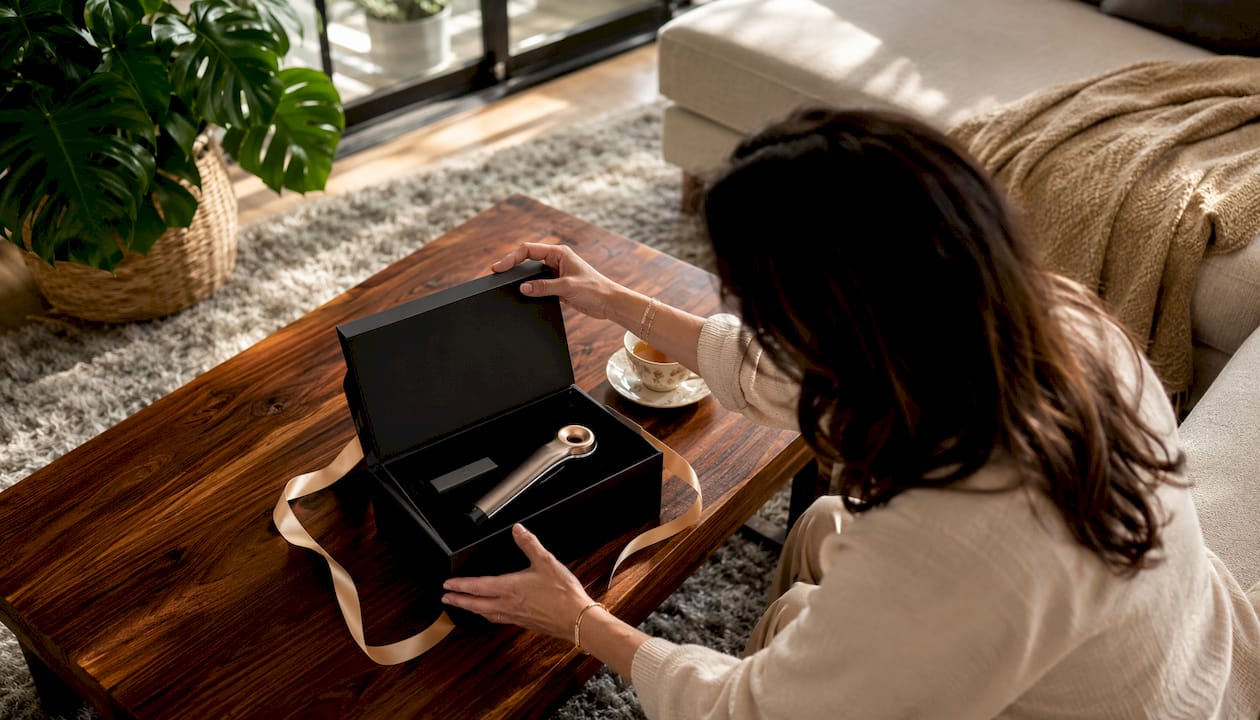 The role of unboxing in premium beauty tech at home